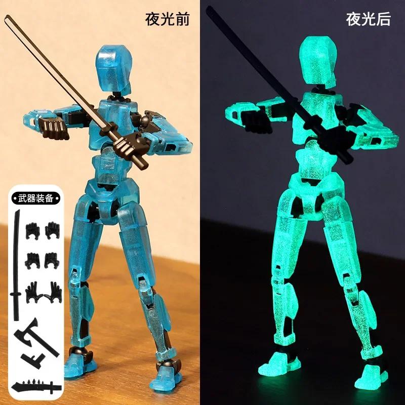 Nouveau Titan 13 figurines T13 Figure 3D imprimé multi-articulé mobile chanceux 13 figurine Nova Fig