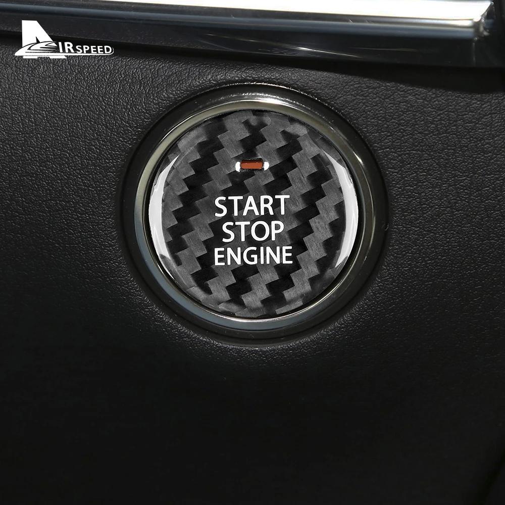 Couvercle de moteur de démarrage et d'arrêt en Fiber de carbone dur véritable, pour Mazda 3 Axela BP
