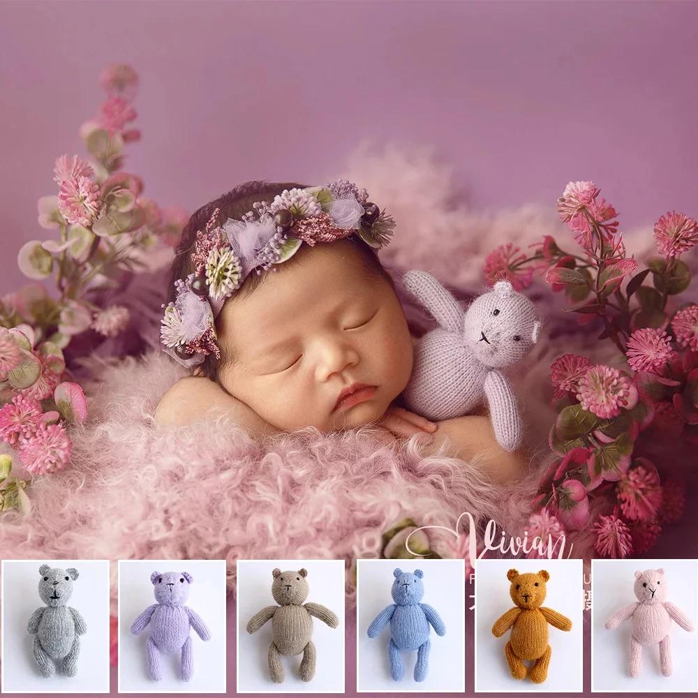 Accessoires de photographie de bébé pour nouveau-né, bébé, beurre animal, nounours, mignon, hippocam