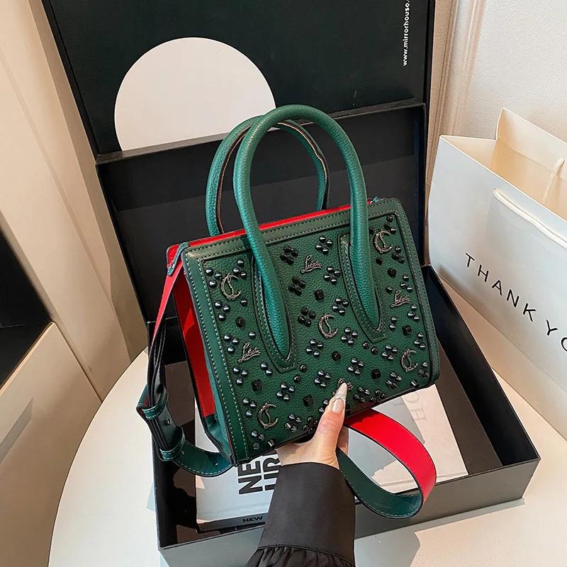 Sac fourre-tout rétro ajouré pour femme 2026, grand sac à bandoulière et à porter croisé de style eu