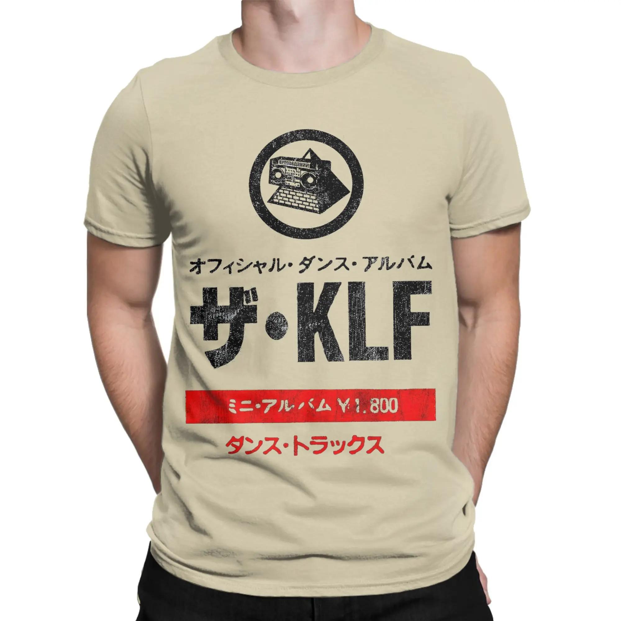 Le KLF     Japon Vintage T-Shirts pour hommes femmes génial 100% coton T-Shirts col rond manches cou