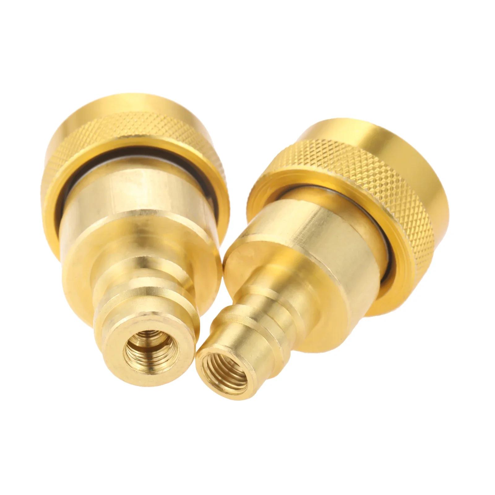 Kit de Conversion A/C R134a à R1234yf, adaptateur rapide, connecteur haute et basse tension réglable