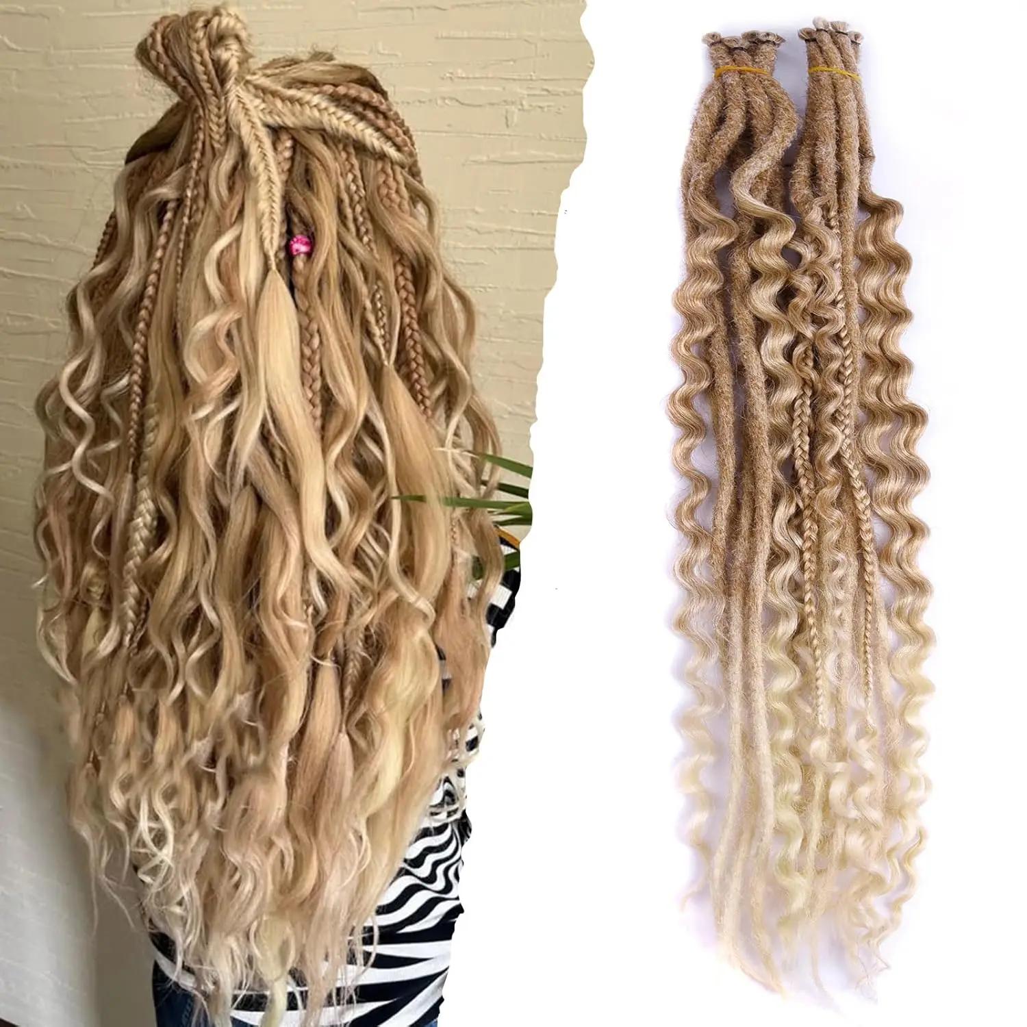 Extensions capillaires synthétiques 24 pouces, 16 brins/Lot, tresses SE Dreadlocs, 3 en 1, Style Hip