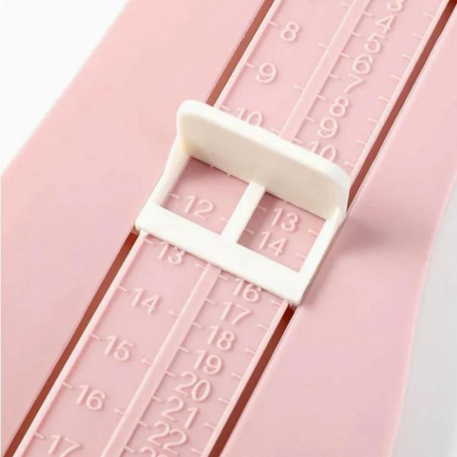 Règle de pied pour bébé, dispositif de mesure de la longueur du pied pour enfants, calculatrice de c
