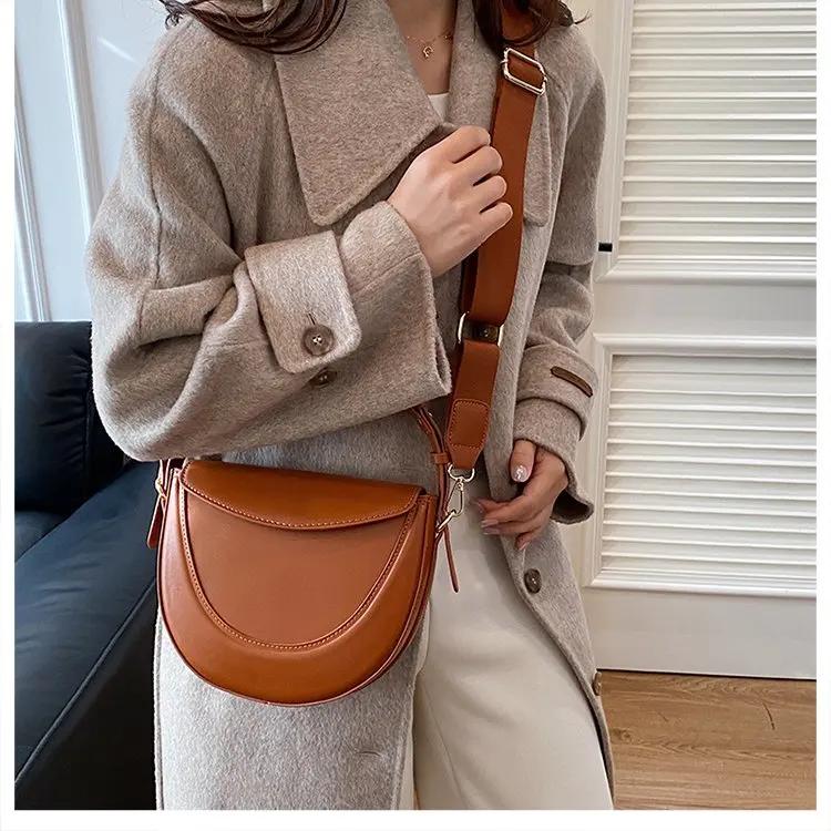 Sac à main élégant à bandoulière, sac à main en cuir de luxe haut de gamme pour femmes, design vinta