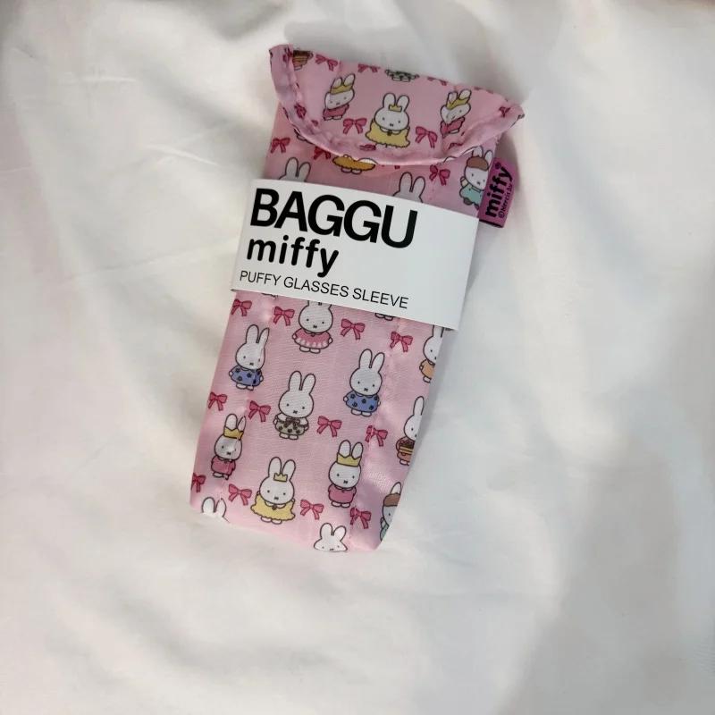 Kawaii Miffy lunettes sac de rangement mignon lapin lunettes de soleil dessin animé lunettes de sole