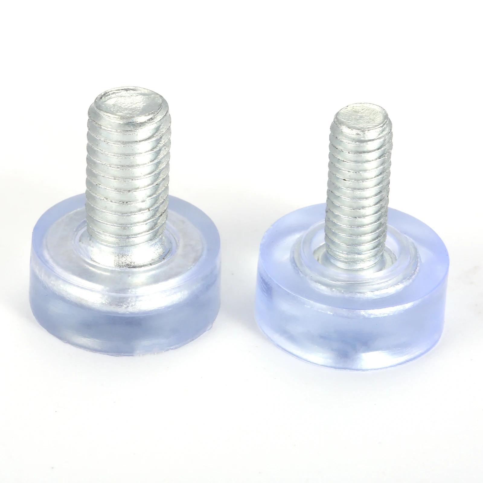 Pied de meuble réglable M6/M8 x 18mm, 10 pièces, vis de protection pour sol