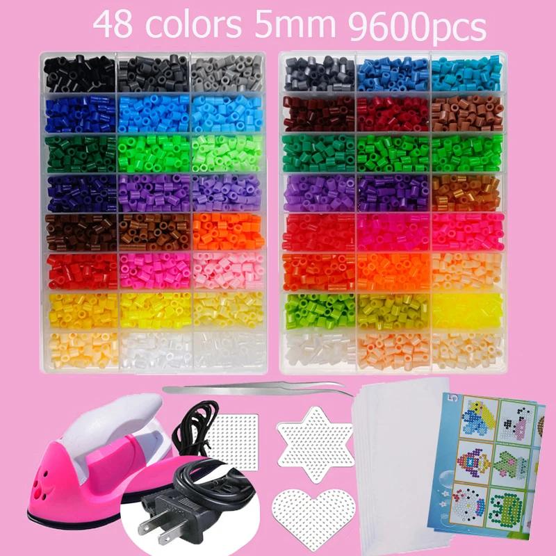Hama Beads Box Embalagem mosaïque thermique Ferro Education perles, perles de repassage fusible perl