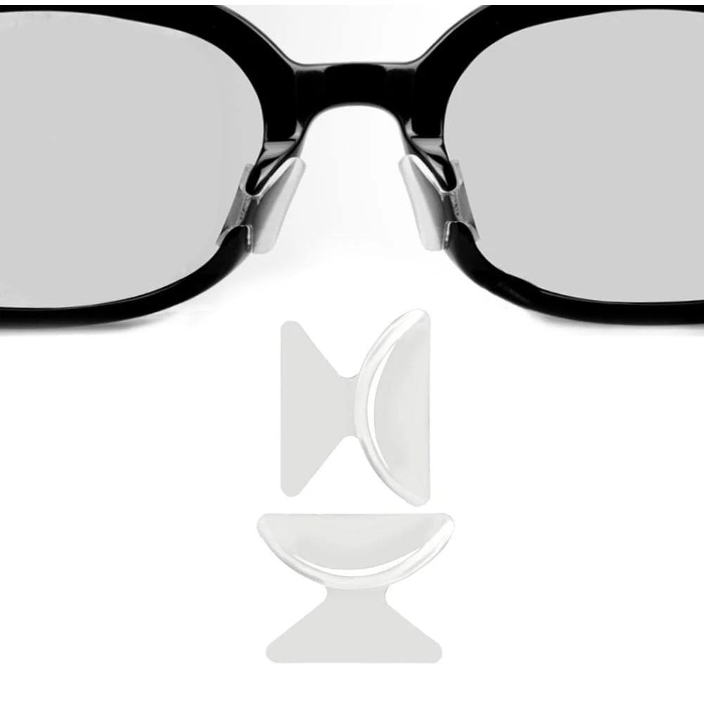 20 pièces plaquette nasale adhésive, plaquettes nasales pour lunettes bâton sur Silicone anti-dérapa