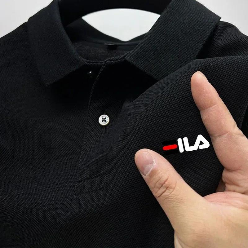 Nouveau polo pour homme d'été avec col rabattable, tendance, pour la pêche en plein air, décontracté