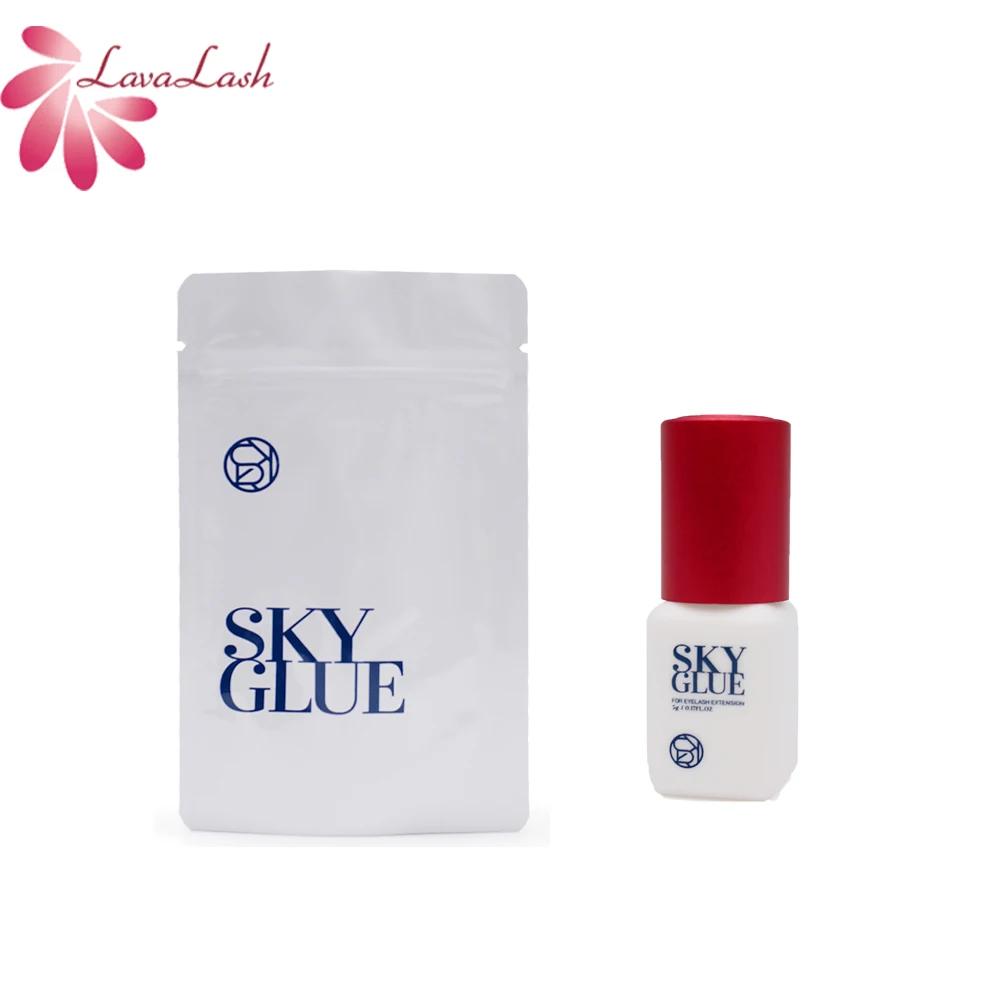 Extensions de cils coréennes originales, colle Sky avec capuchon rouge, temps de séchage de 1 à 2 se