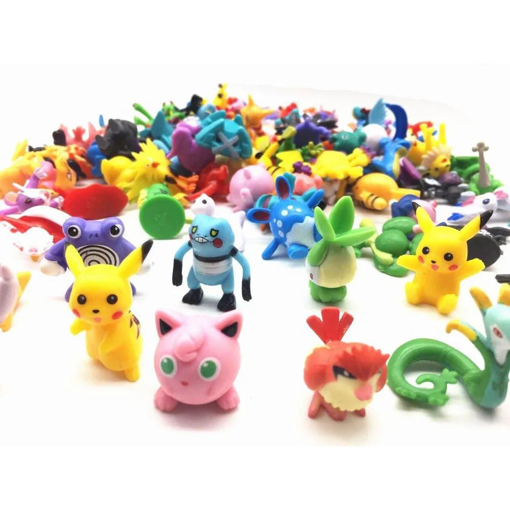 144 pièces Pokemon Pikachu figurine jouets Mini figurines modèle jouet Pikachu Anime enfants poupée 