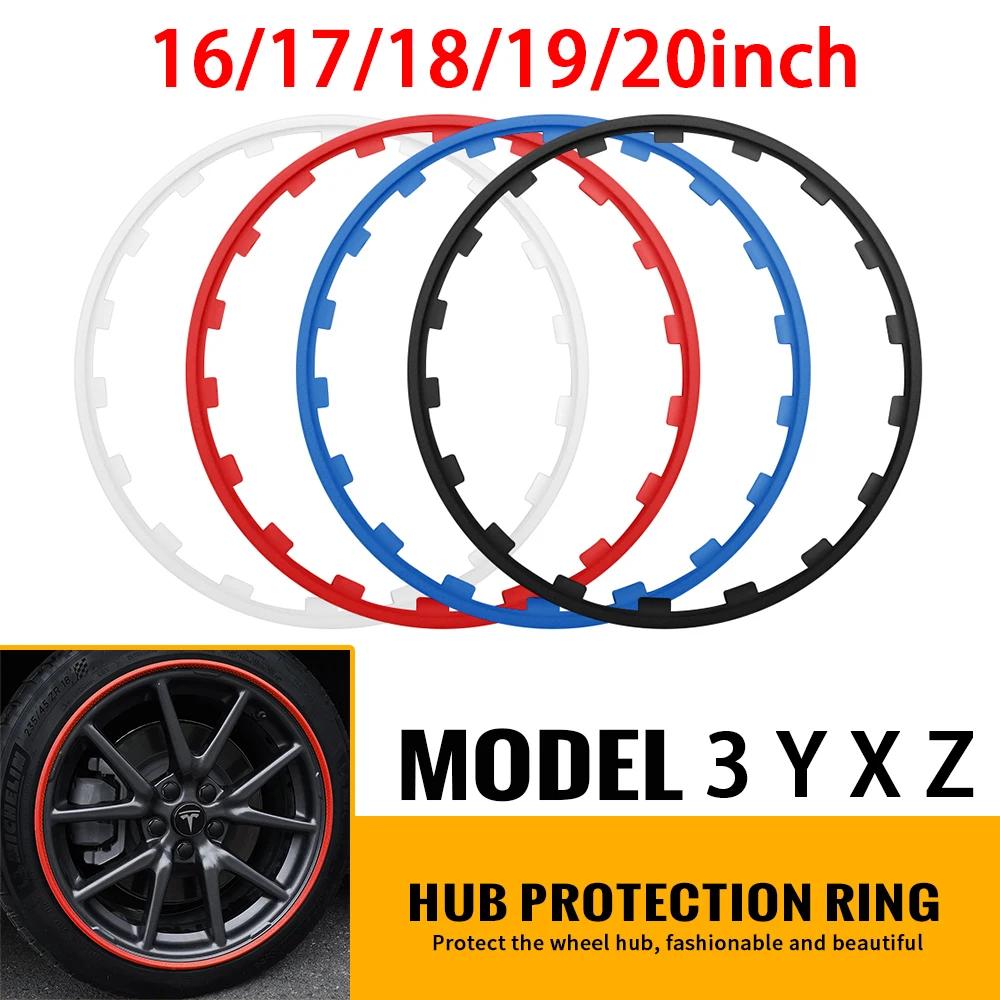 Jante de moyeu de roue de voiture en caoutchouc, 1 pièce, bande d'anneau de protection de bord, acce