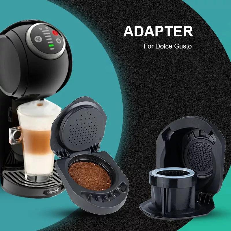 Adaptateur ICafilas pour Machine Dolce Gusto PICCOLO XS/Genio S, capsule réutilisable, rechargeable,