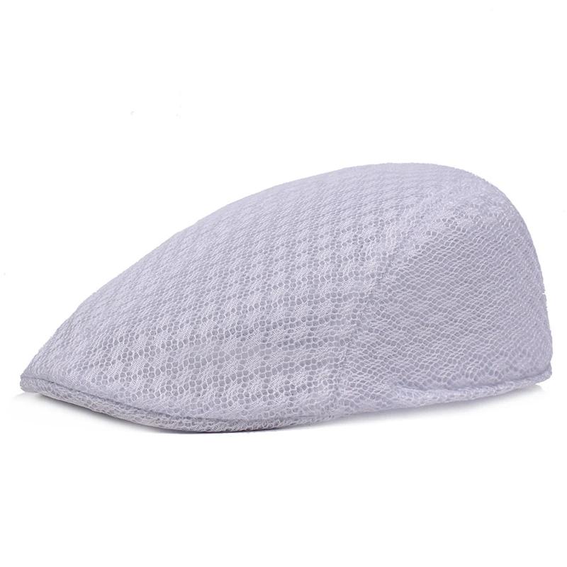 2025 nouveau été béret décontracté chapeau unisexe maille casquettes plates Style gavroche réglable 