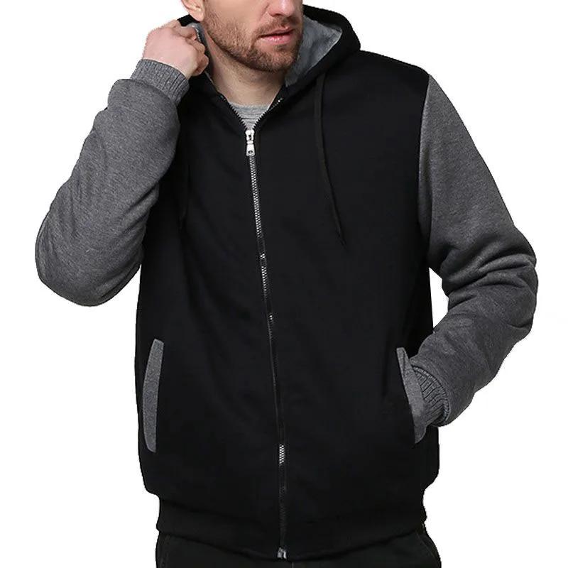 Sweat-shirt à Capuche en Polaire Épaisse et Chaude pour Homme, Veste de Grande Taille, 7XL, 8XL, 9XL