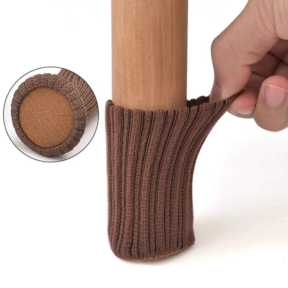 Housse de Protection silencieuse pour pieds de chaise, 16 pièces, poignée de porte, résistante à l'u