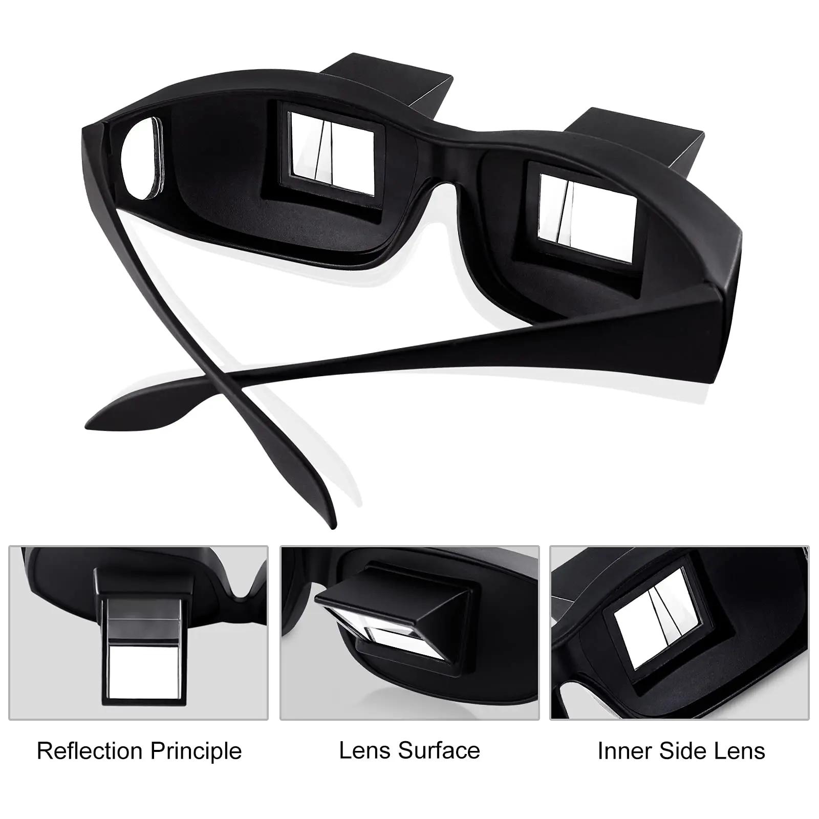 Lunettes periscopes créatives et innovantes pour la lecture horizontale assise et la vision de la té