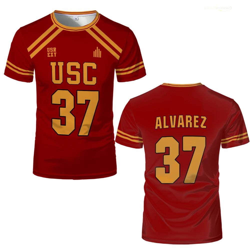Maillot de Hockey The Foxhole Court Lacrosse, uniforme de Cosplay USC Trojans, T-shirt de sport resp