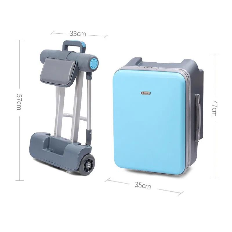 Valise de voyage pour poussette pour enfants, équitation et assise, coffre multifonction étanche et 