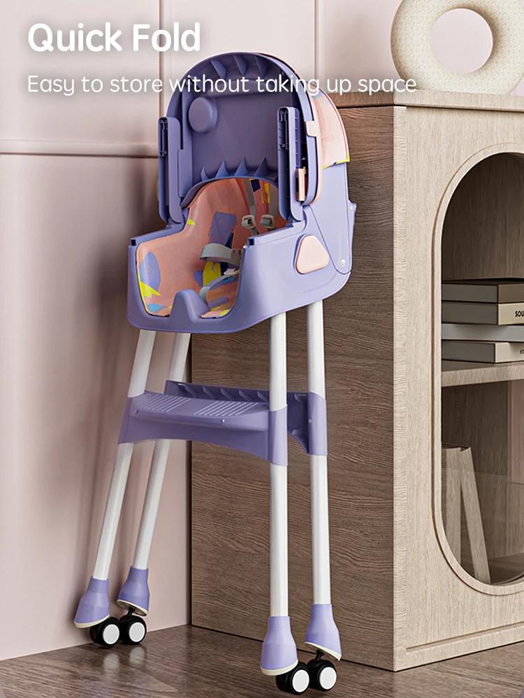 PANGDUBE Siège bébé chaise de repas pour tout-petits chaise haute pour dîner chaise d'alimentation p