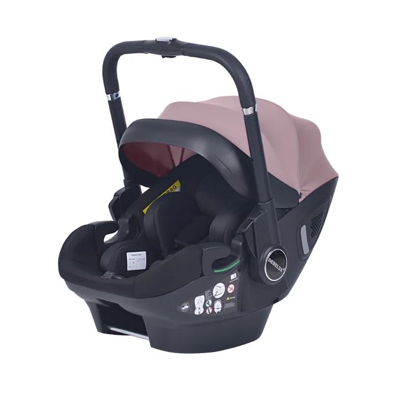 Poussette bébé luxe 4-en-1, légère, pour extérieur, multifonctionnelle, siège auto enfant, pliable e