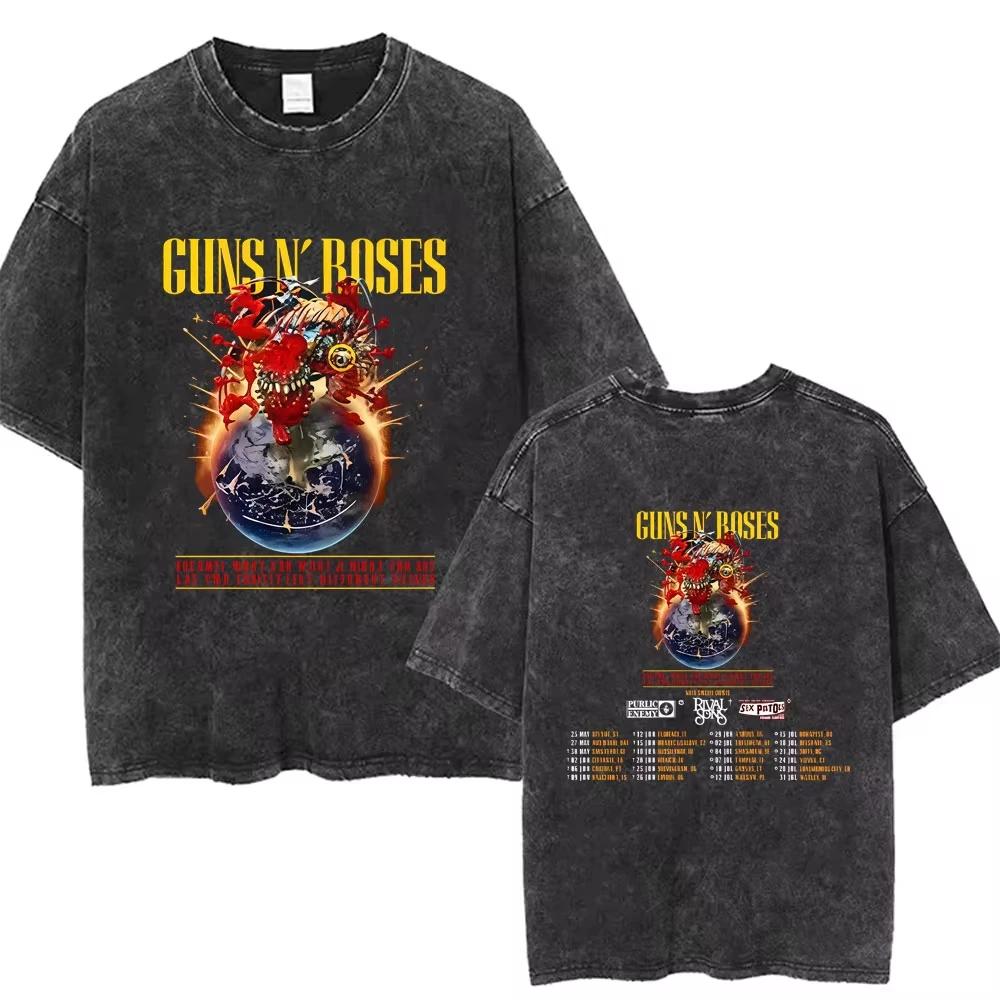 Nouveauté - T-shirt pour homme - T-shirt graphique - T-shirt pour hommes - Ropa Hombre - Guns N Rose