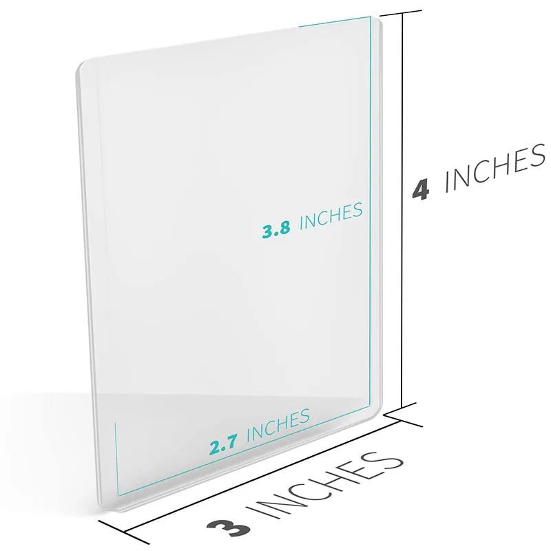 Porte-cartes en plastique dur PVC, 25 pièces, porte-cartes de jeu, jouet pour protecteurs, rangement
