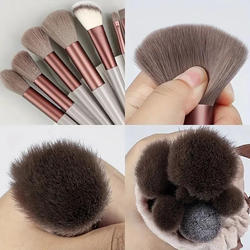 Ensemble de pinceaux de maquillage pour femme, fard à barrage, surligneur, correcteur, fard à joues,