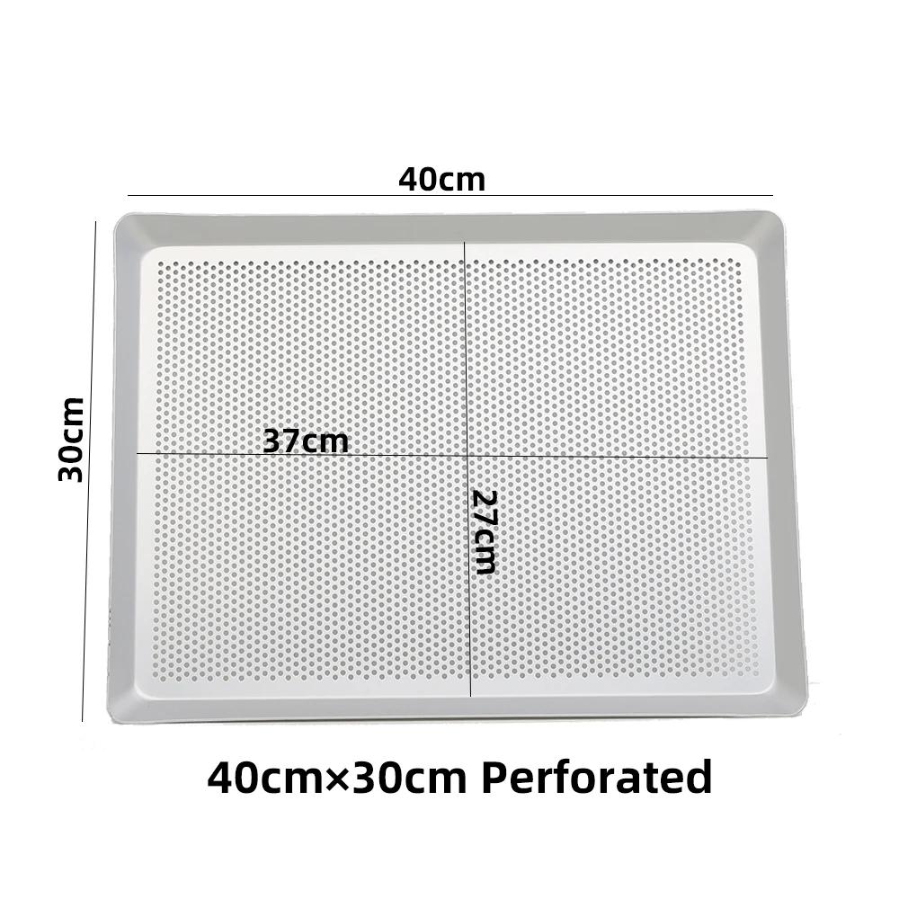 Plaque de cuisson rectangulaire, accessoires de cuisine, plat perforé, moule à gâteau, plateau de fo