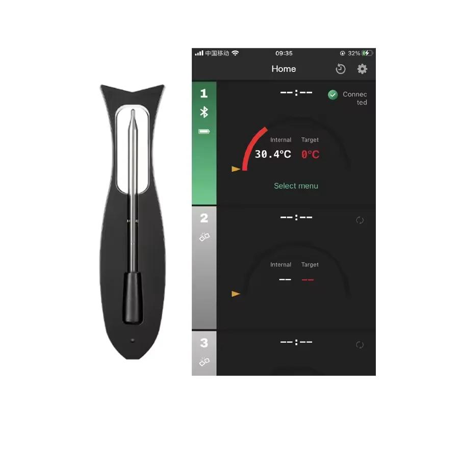 Thermomètre à viande thermomètre à viande sans fil Distance sonde à distance thermomètre avec APP