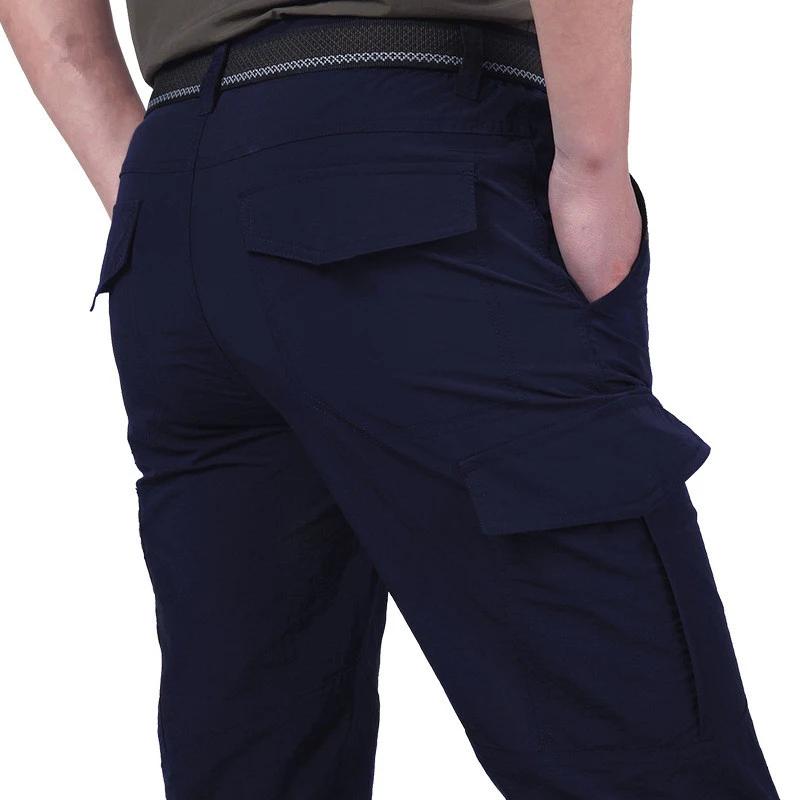 Pantalon Cargo Long Imperméable pour Homme, Vêtement d'Extérieur Respirant, Style Militaire FJMale à