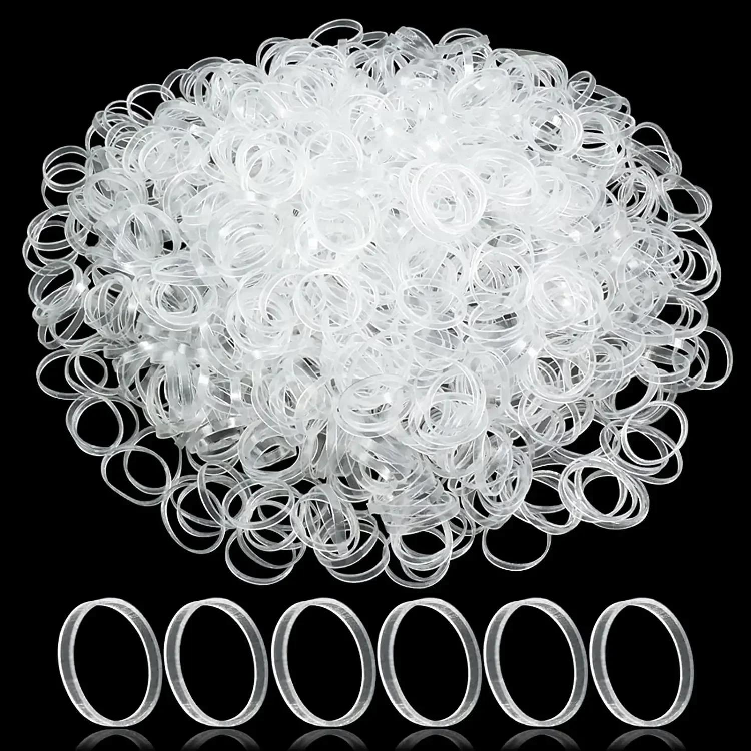 Cordes transparentes pour queue de cheval, support élastique pour femmes et filles, accessoires pour