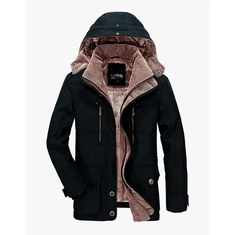 Épais chaud hommes rembourré Parkas coton veste épais décontracté hommes Parkas hiver tendance S-6XL