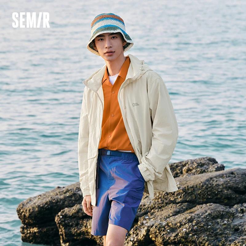 Veste UV Homme Semir 2026 à Capuche Coupe Ample Sensation Fraîche Style Couple Décontracté Tendance 