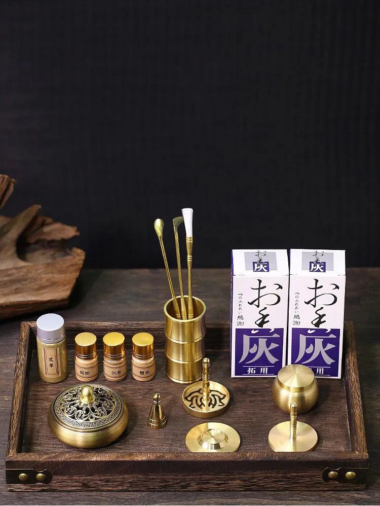 Ensemble d'aromathérapie en laiton, Kit de fabrication de brûleur d'encens, support de moule d'encen