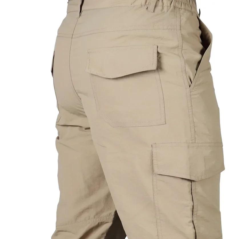 Pantalon cargo d'été pour hommes, taille asiatique, pantalon militaire tactique, jogging, trekking, 