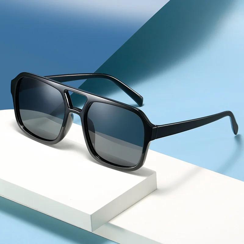 style adulte, lunettes de soleil, carré Double nouveau faisceau version coréenne personnalisée, lune