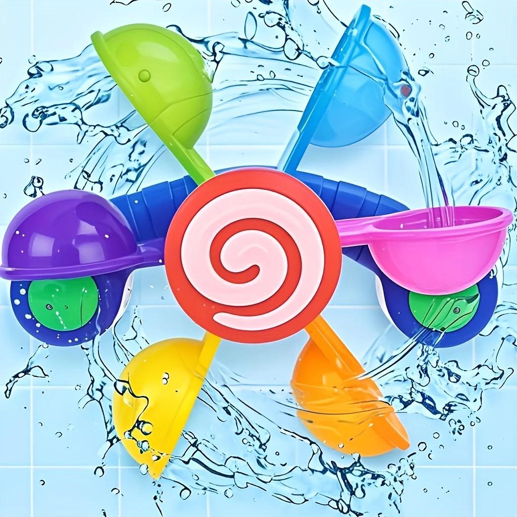 Moulin à vent jouet de bain rotatif 1 pièce, jeu sensoriel amusant pour bébés garçons et filles, cad