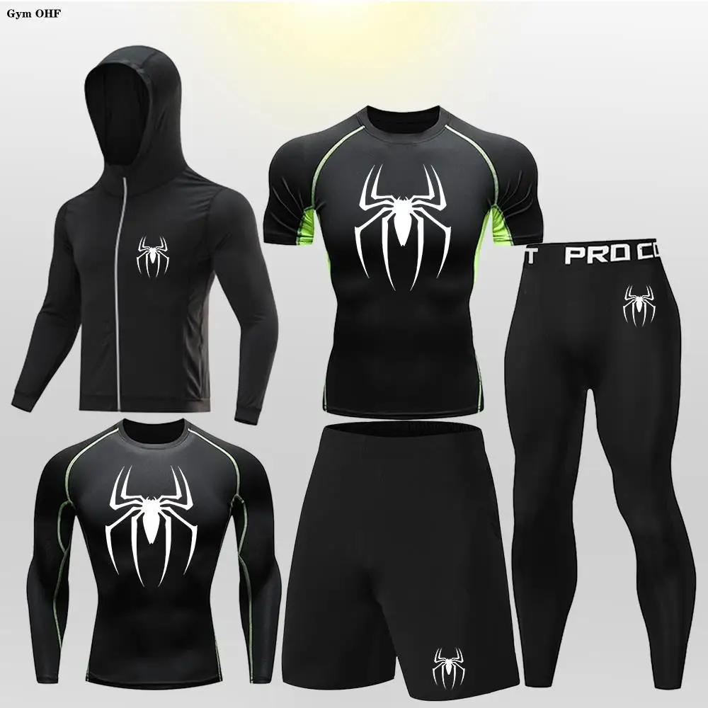 2099 Spider super-héros combinaison de Compression enfants Rashguard Jiu Jitsu Fitness maillots de b