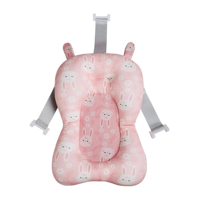 Coussin de baignoire pour bébé, Support de bain Ajustable, tapis de siège, coussin de douche, siège 