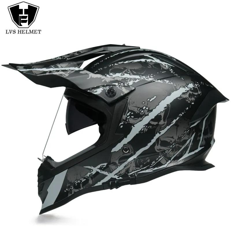Casque de moto rcycle, atv, cross, cross, hors route, course