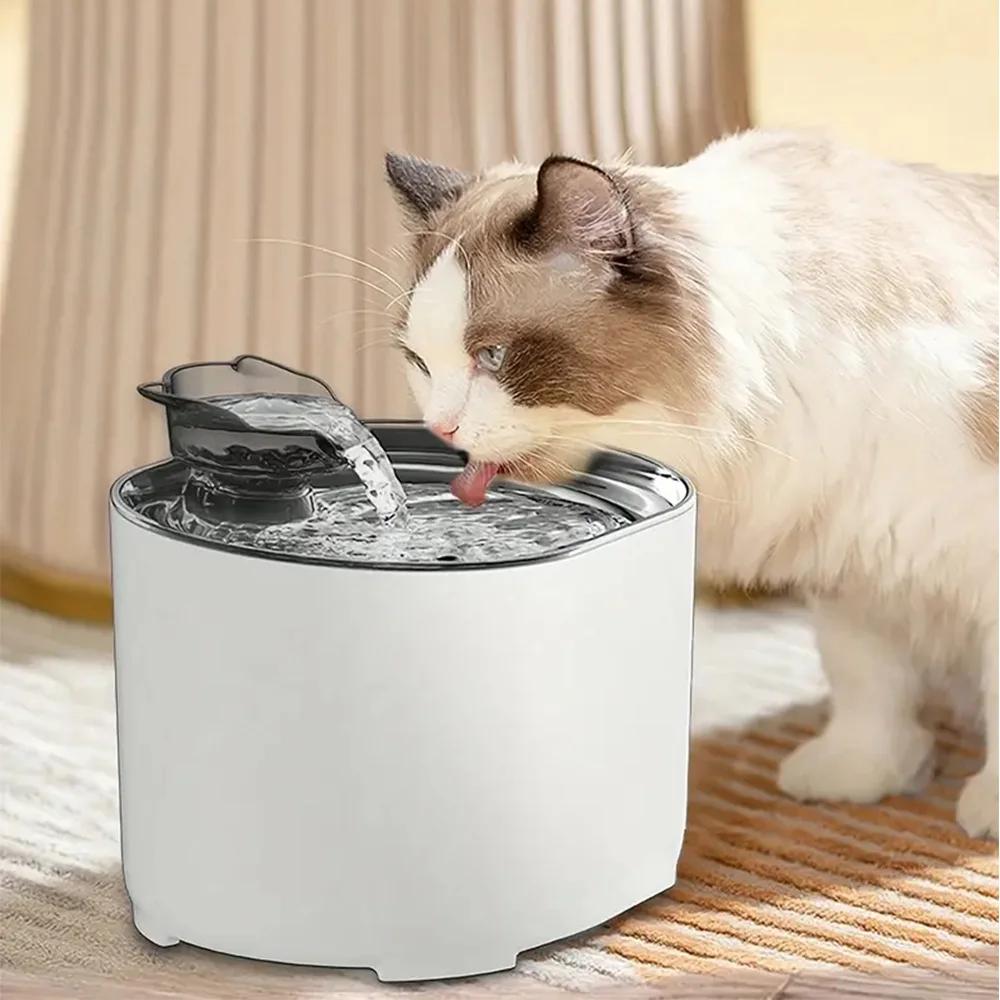Fontaine d'eau pour chat, Recirculation automatique, distributeur d'eau pour chien et chat, pompe él