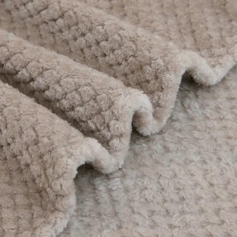 Couverture épaisse en molleton doux pour bébé, couette pour nouveau-né, lange d'emmaillotage, access