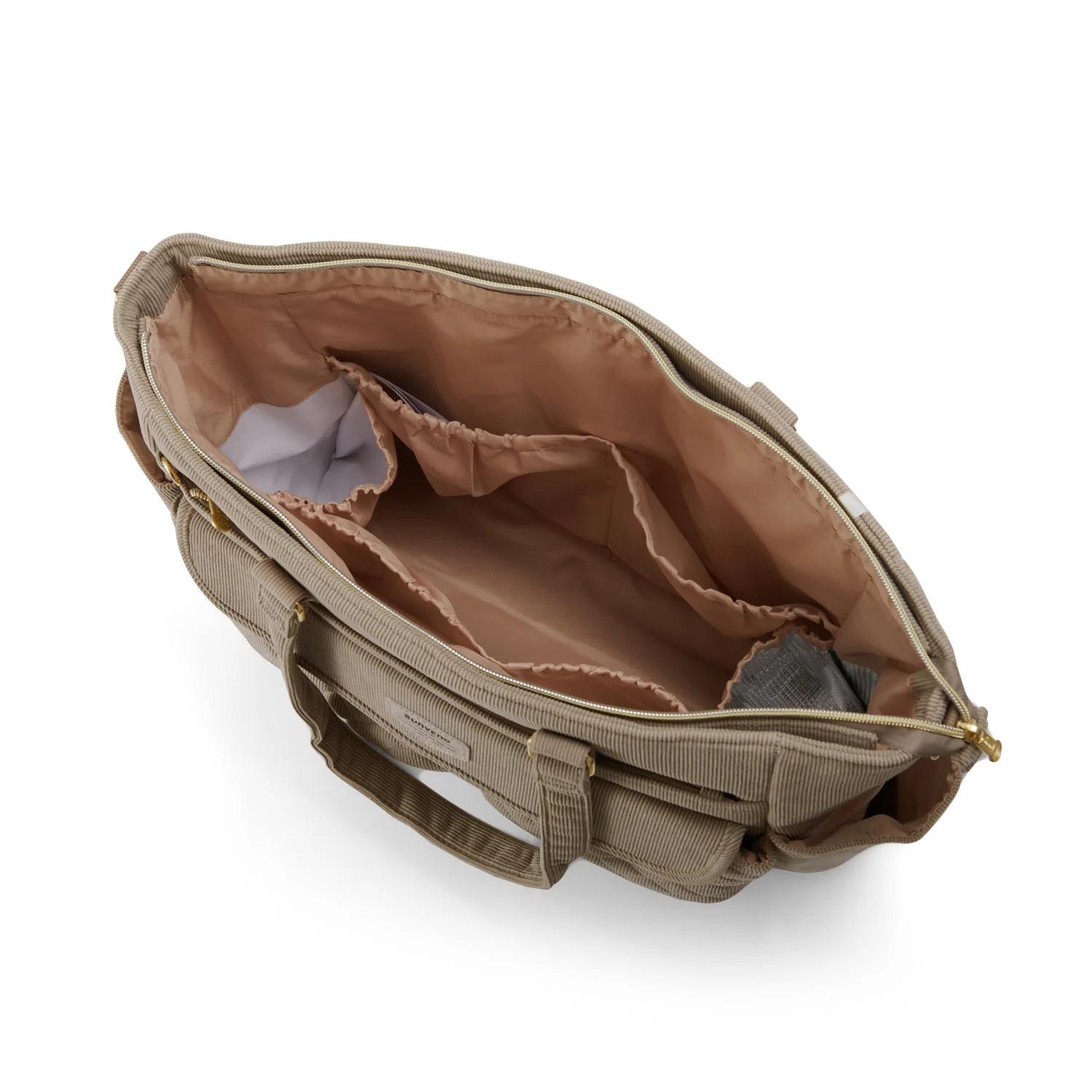 Sac à couches Sunveno avec matelas à langer, sac à couches de grande capacité pour maman nouveau-né,