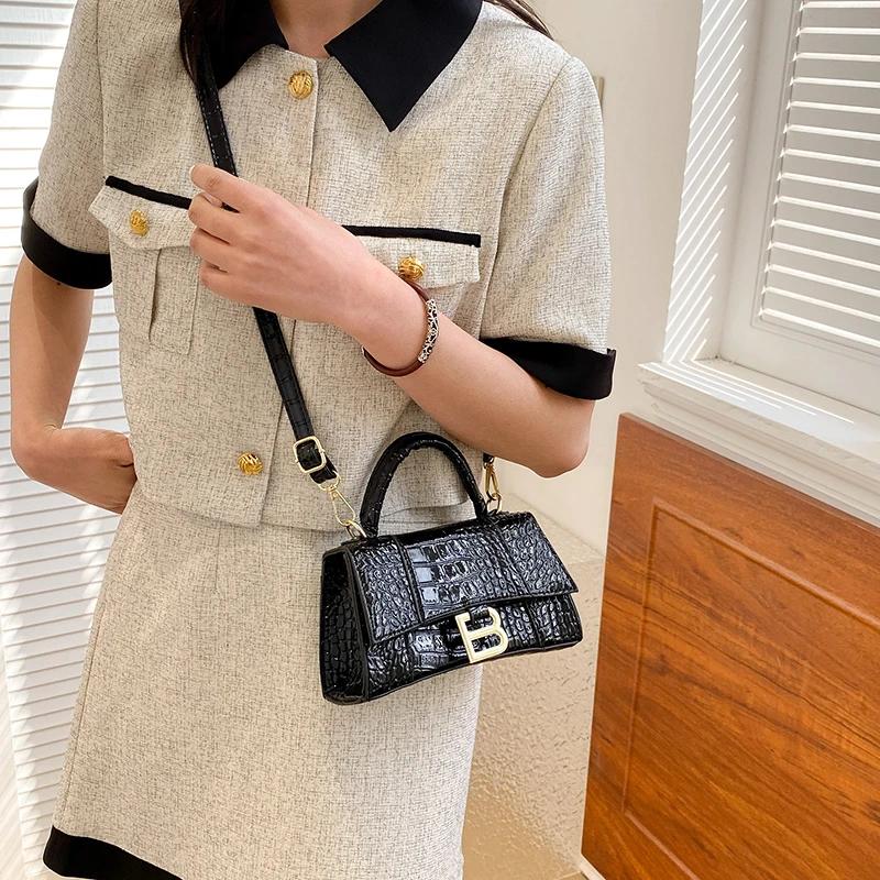 Sac à langer de luxe classique et élégant : Sac à main bandoulière pour femme au style vintage et gr