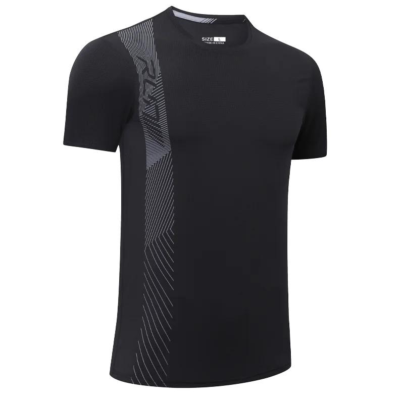 T-shirt à Manches Courtes en Maille pour Homme, Vêtement de dehors, de Course, de Musculation, d'Ent