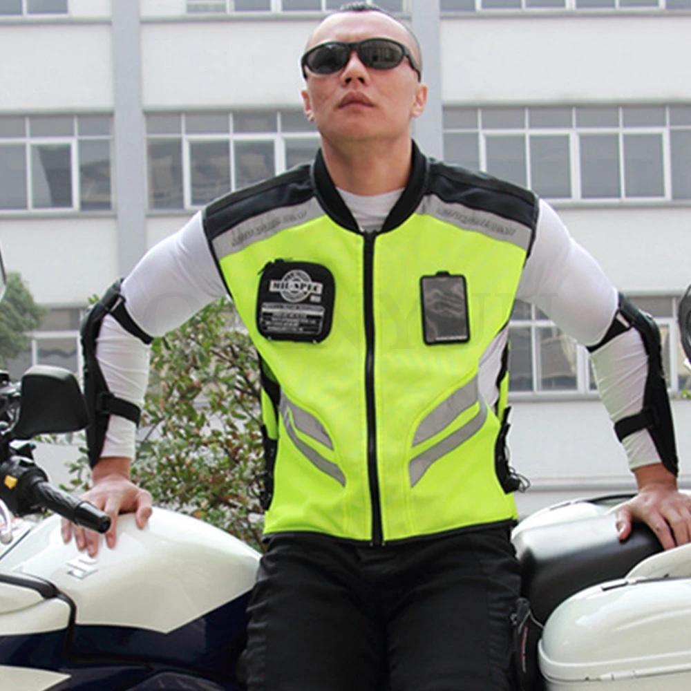 Veste réfléchissante pour Moto, gilet de sécurité pour Moto, vêtements d'avertissement, gilet haute