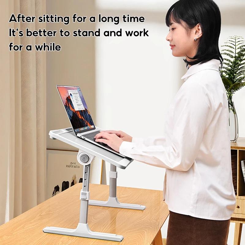 Eary Support de livre pliable pour bureau de lecture Support d'ordinateur portable réglable en haute