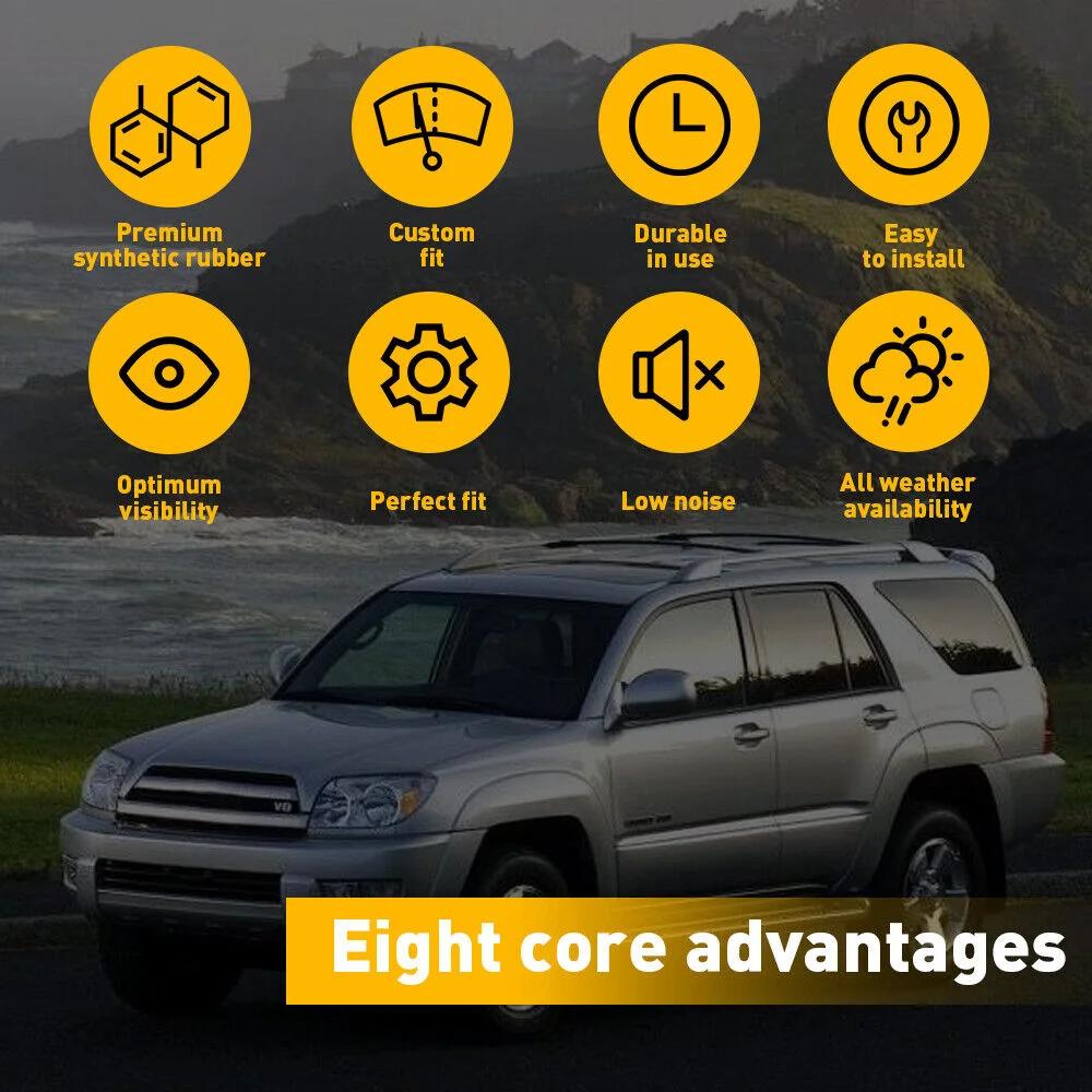Bras d'essuie-glace arrière et lame pour 2003-2009 Toyota 4runner limitée utilitaire Sport 4 portes